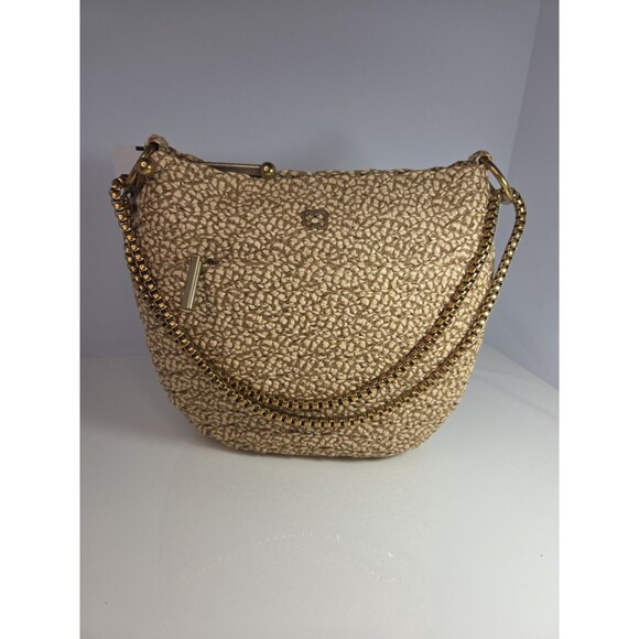 Eric Javits Handbag Lil Sq Ayesha Peanut Woven w/Gold Hardware Medium Sz NWT - Picture 2 of 16